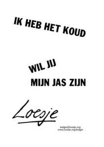 2015-Poster Loesje-winterjas