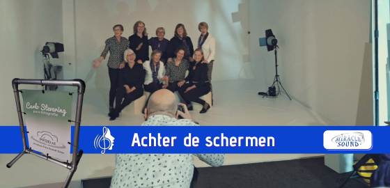 Achter de schermen - fotoshoot Miracle Sound