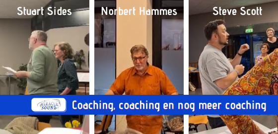 Coaching Stuart, Norbert en Steve